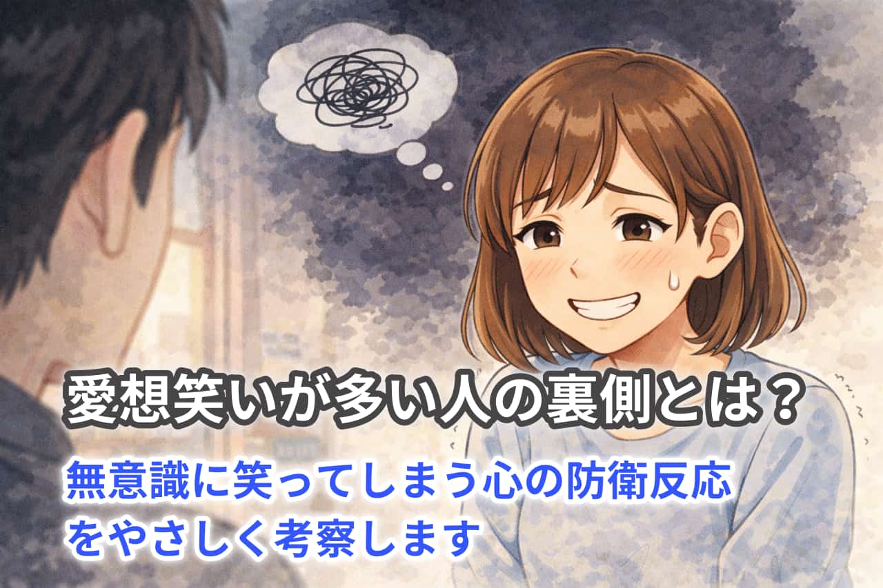 愛想笑いが多い人の裏側とは？無意識に笑ってしまう心の防衛反応をやさしく考察します